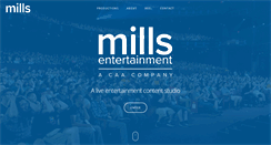 Desktop Screenshot of millsentertainment.com